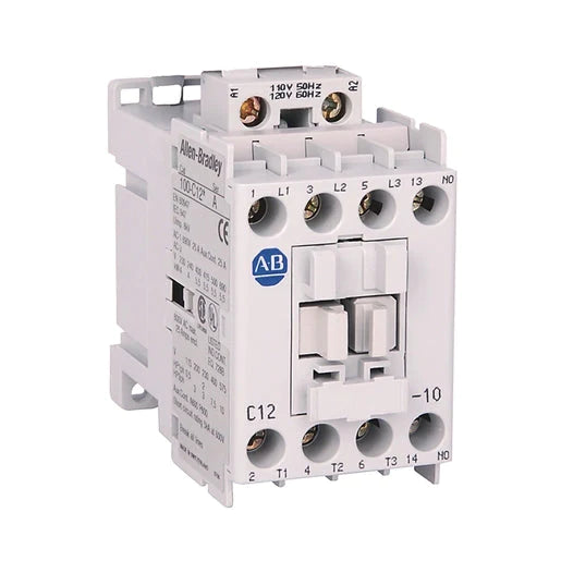 100 C12D10 Allen Bradley 12 Amp Contactor - Front View