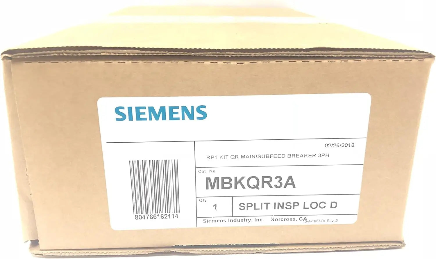 MBKQR3A - Siemens Circuit Breaker Mounting Hardware