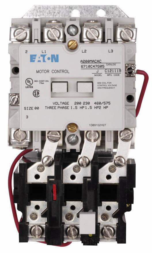 Eaton W+200M4CFCY7 Motor Starter 3-Pole 600V