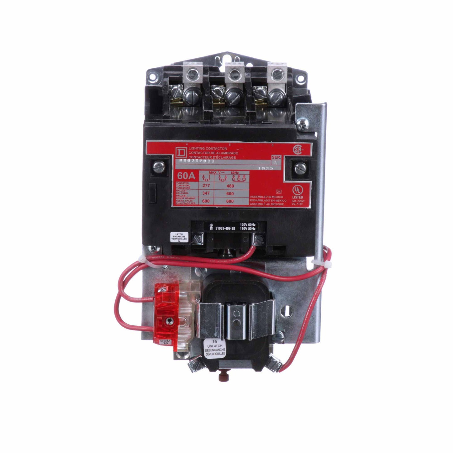 8903SPO12V02 - 600 VAC VOLTAGE RATING; OPEN ENCLOSURE; 60 AMPERE CURRENT RATING; 4 POLE