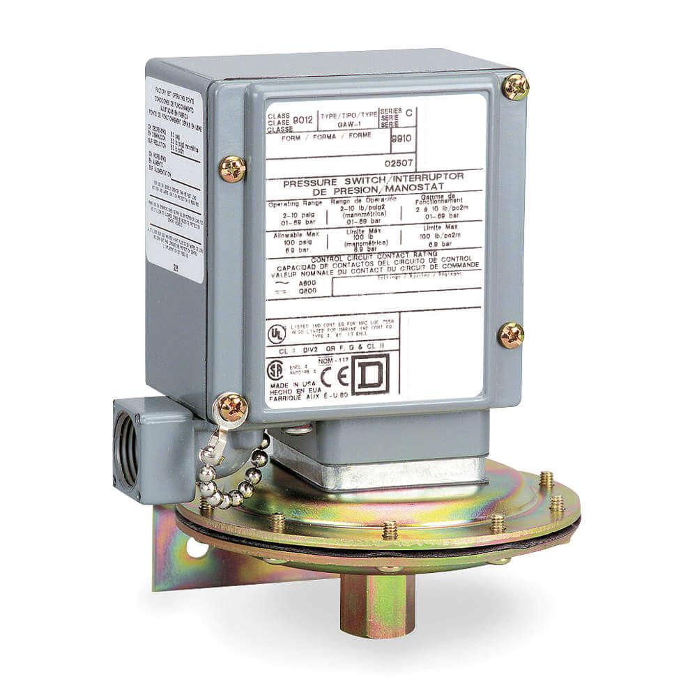 Square D 9012GAW2 Pressure Switch