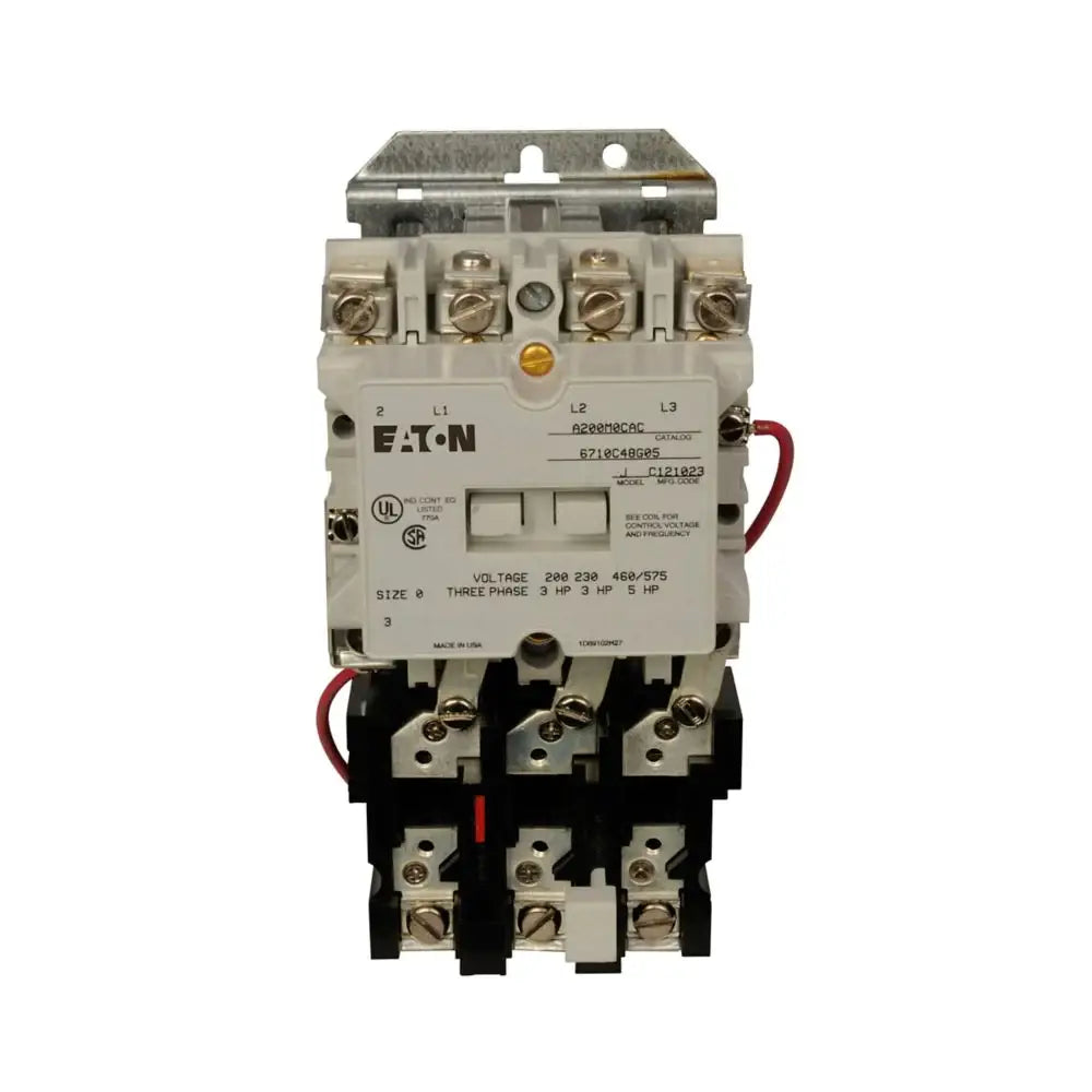 A200M0CAC - Eaton - Electric Motor Starter 18 Amp - 3 Pole - 600 Volt