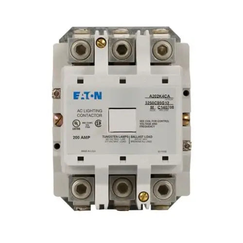 A202K4CAM Cutler Hammer A202 Contactor 3 pole 3 phase 600V 200A 120V coil