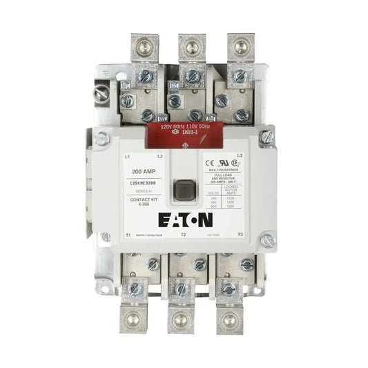 C25KNE3200A - Eaton - Contactor 200 Amp - 3 Pole - 600 Volt 120V COIL