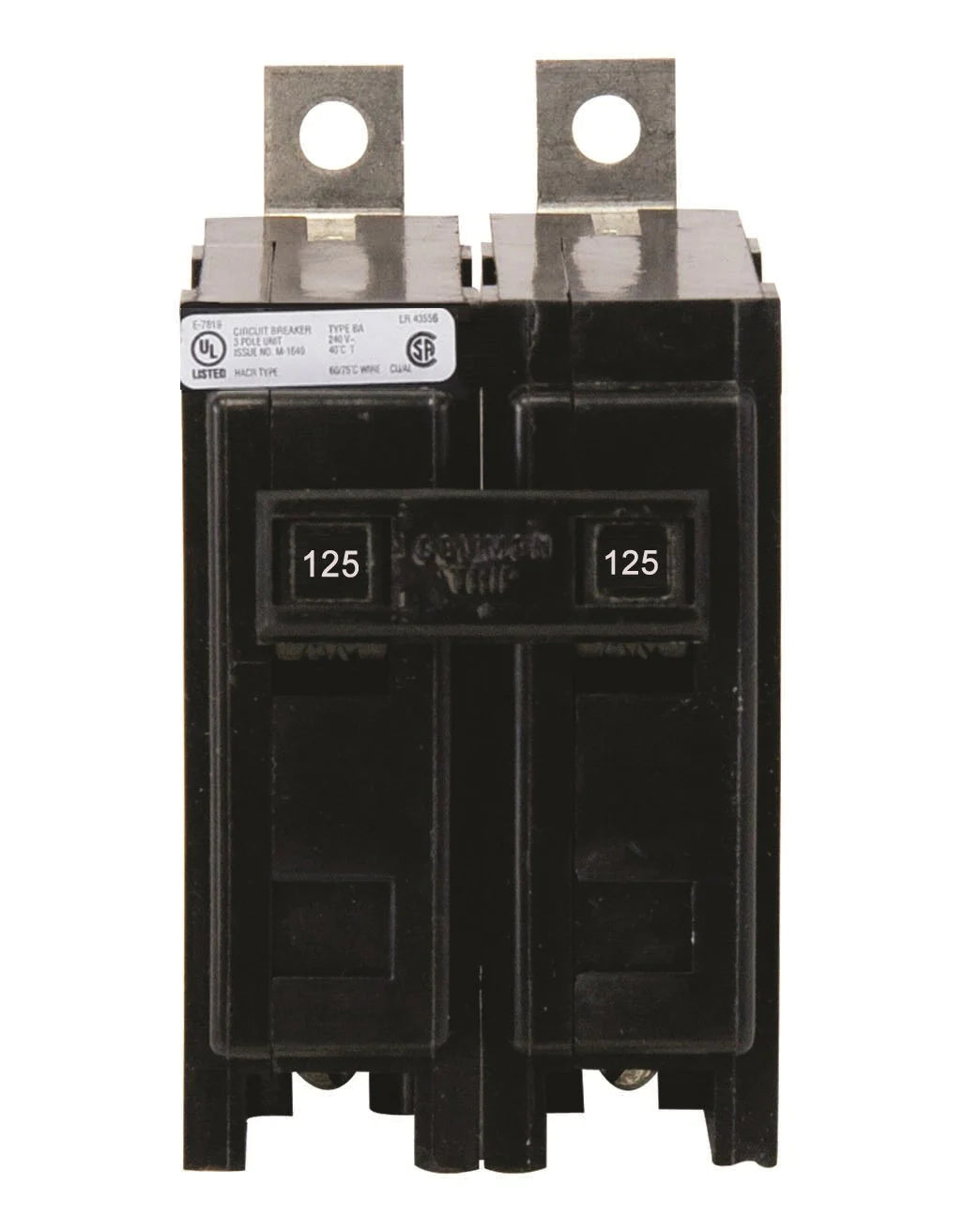 BAB2125 - Eaton - 125 Amp Circuit Breaker Bolt-On - 125 Amp - 2 Pole - 240 Volt
