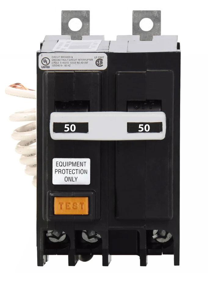 Square D QBGFEP2050 50A 1P GFEP Breaker