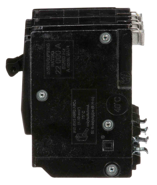 Qo3100Vh Square D 100 Amp Molded Case Circuit Breaker Plug In 100 Amp 3 Pole 240 Volt - Detail View