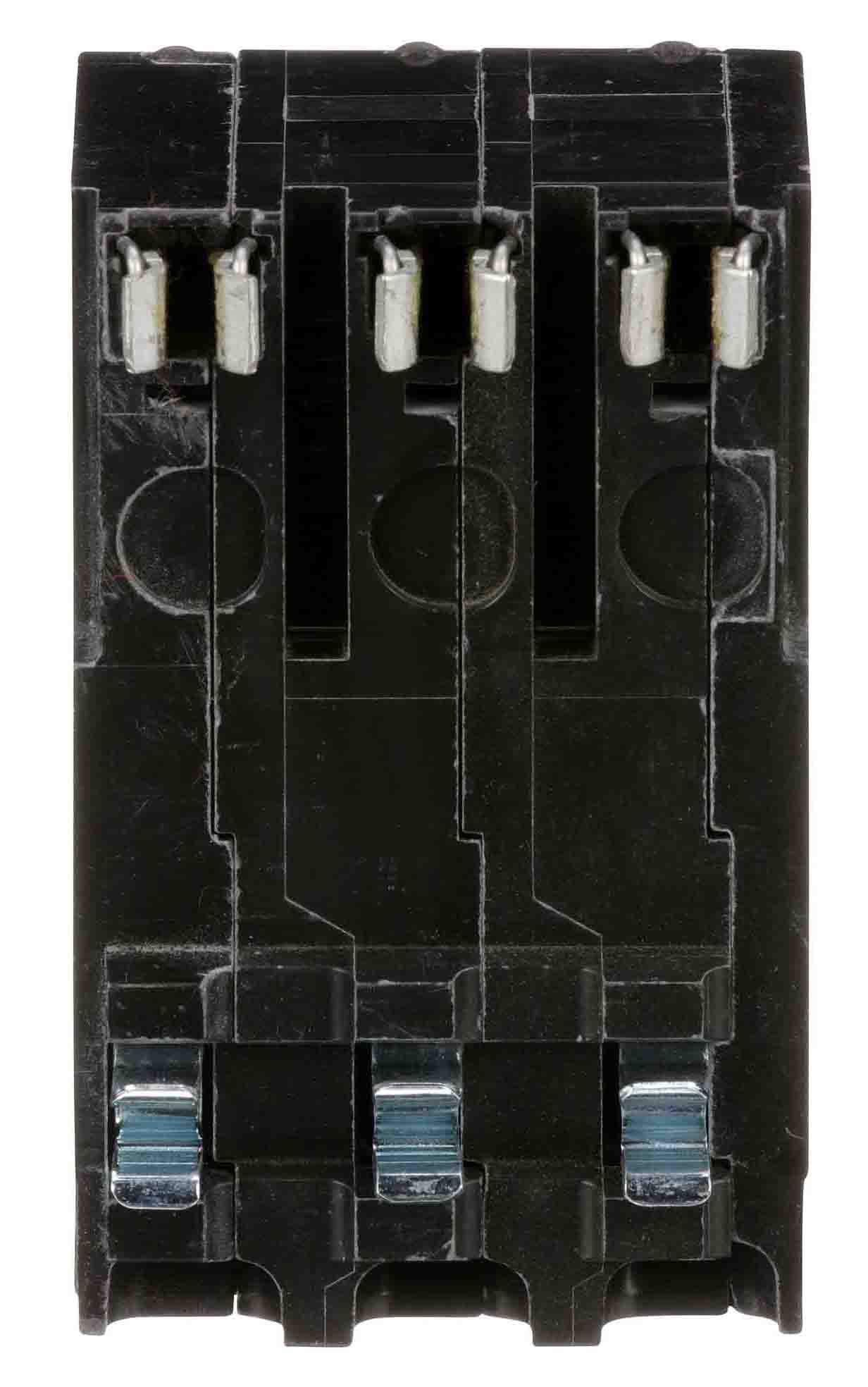 Qo3100Vh Square D 100 Amp Molded Case Circuit Breaker Plug In 100 Amp 3 Pole 240 Volt - Side View