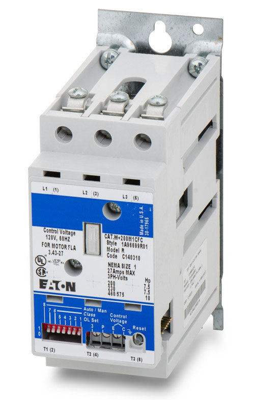 W+200M1CFC - Eaton - 27 Amp Non Reversing Electric Motor Starters 27 Amp - 3 Pole - 600 Volt