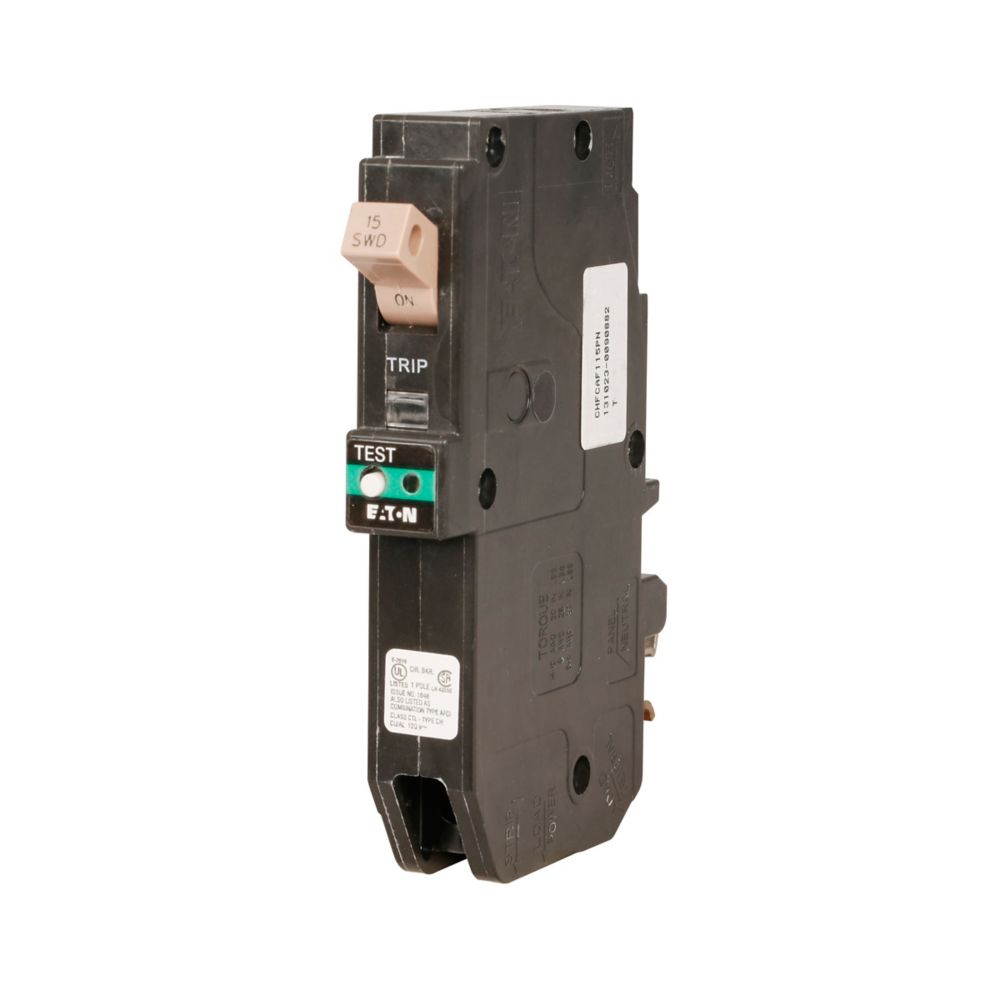 Eaton CHFP115DF 1-Pole Dual Function Plug-In Circuit Breaker