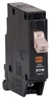 CHF115ST Eaton 15A 1-Pole 120V GFCI Plug-In Circuit Breaker