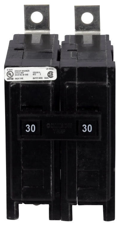 Eaton Qbhw2030H 2 Pole Standard Trip Bolt On Circuit Breakers - Front View