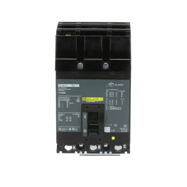 FH36060 - Square D - Molded Case Circuit Breaker I-Line Plug-In - 60 Amp - 3 Pole - 600 Volt