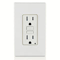 GFTR1-W Self-test SmartlockPro Tamper Resistant GFCI Receptacle, 15A, NEMA 5-15R - White (125V)