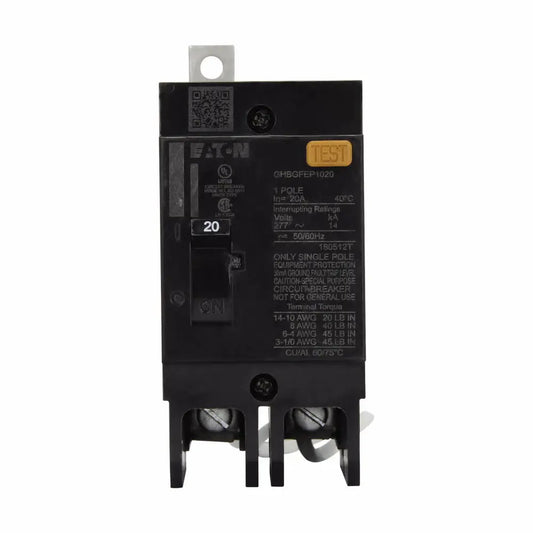 GHBGFEP1020 - Eaton - Molded Case Circuit Breaker Bolt-On - 20 Amp - 1 Pole - 480 Volt