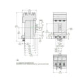 HDA36060 - Square D - Molded Case Circuit Breaker I-Line Plug-In - 60 Amp - 3 Pole - 600 Volt