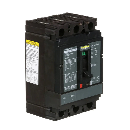 HGL36150 - Square D - Molded Case Circuit Breaker Feed-Thru - 150 Amp - 3 Pole - 600 Volt