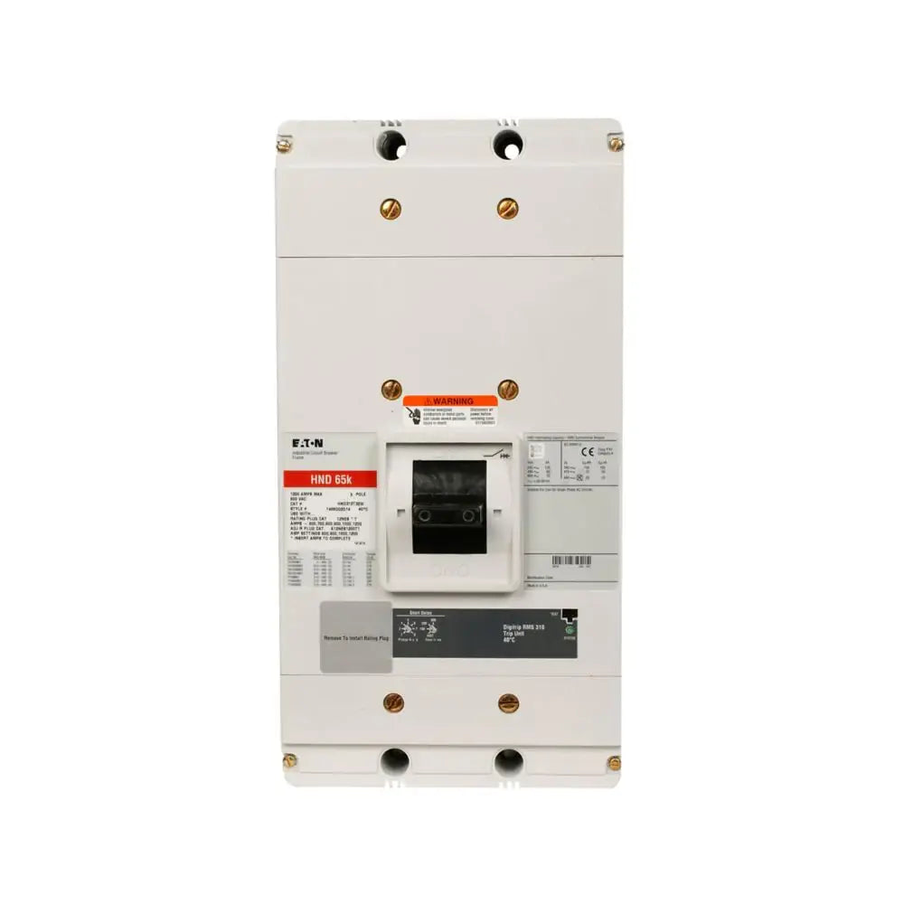 CHND312T36W - Eaton - Molded Case Circuit Breaker Bolt-On - 1200 Amp - 3 Pole - 600 Volt