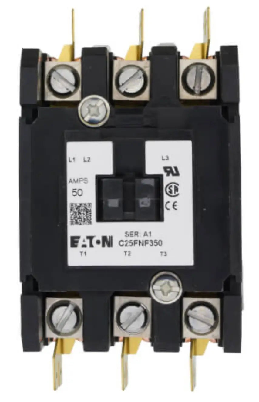 Eaton C25FNE350A Contactor 50A 3-Pole 600V
