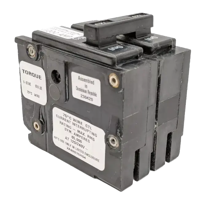 TMQA2125 Plug-In Circuit Breaker 125A 120/240V 2P 1PH TMQA 125 AMP 2 Pole