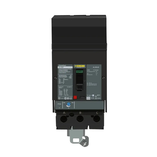 JDA36175 - Square D - Molded Case Circuit Breaker I-Line Plug-In - 175 Amp - 3 Pole - 600 Volt