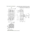 LAL36250 - Square D - Molded Case Circuit Breaker Feed-Thru - 250 Amp - 3 Pole - 600 Volt