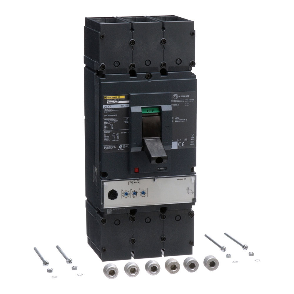 Square D LH36250 3-Pole I-Line Plug-In Circuit Breaker 600V 250A
