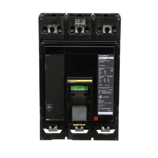 MJL36800 - Square D - Molded Case Circuit Breaker Feed-Thru - 800 Amp - 3 Pole - 600 Volt