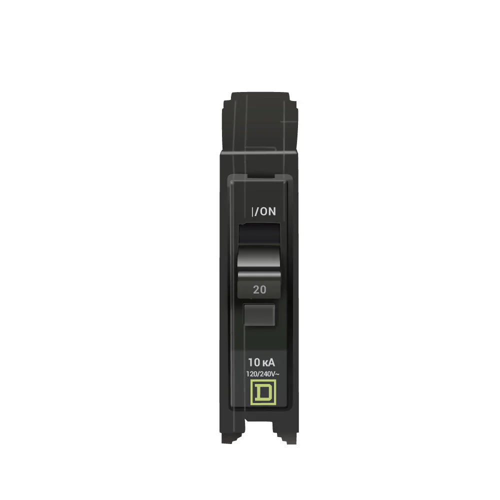 Square D QO115 1-Pole Standard Trip Plug-In Circuit Breaker