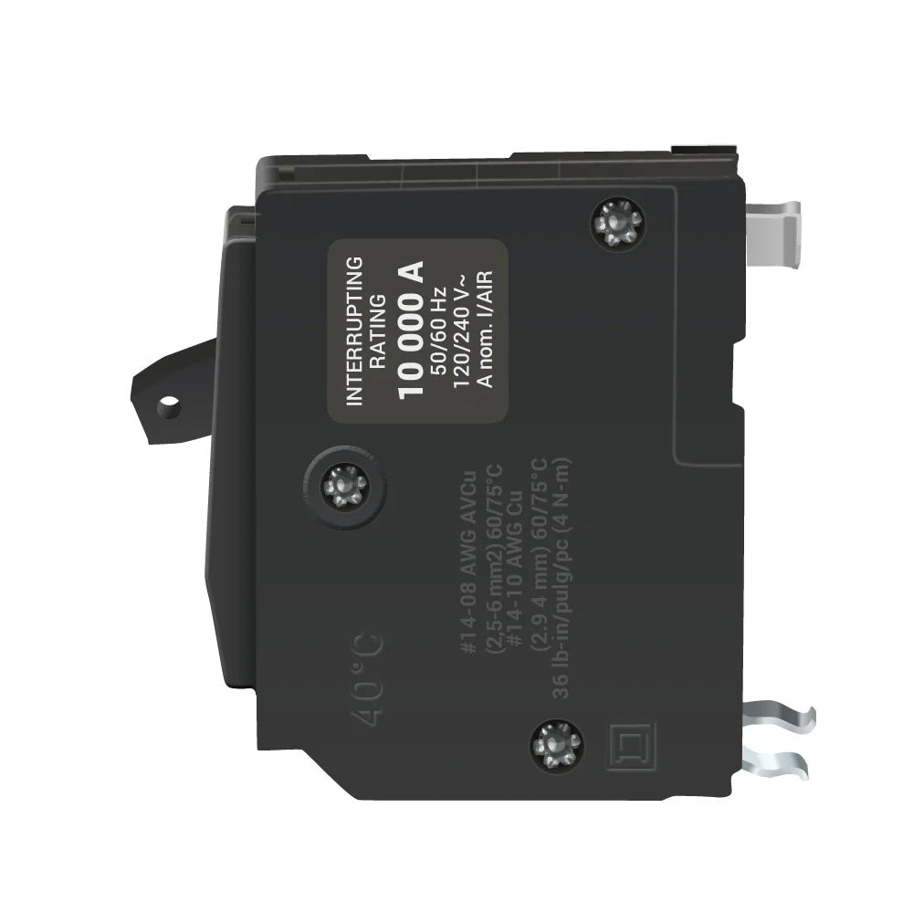 Square D Qo120 1 Pole Standard Trip Plug In Circuit Breakers - Detail View