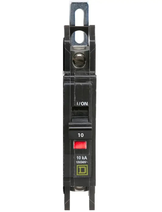 QOU110 - Square D - 10 Amp Circuit Breaker Bolt-On - 10 Amp - 1 Pole - 120 Volt