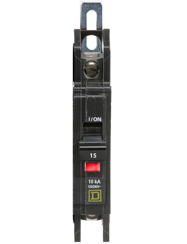 QOU115 - Square D - 15 Amp Circuit Breaker Bolt-On - 15 Amp - 1 Pole - 120 Volt
