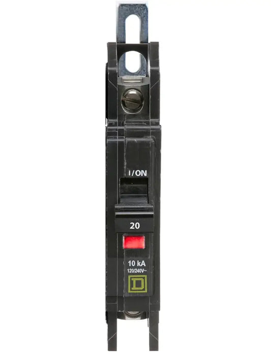 QOU120 - Square D - 20 Amp Circuit Breaker Bolt-On - 20 Amp - 1 Pole - 120 Volt