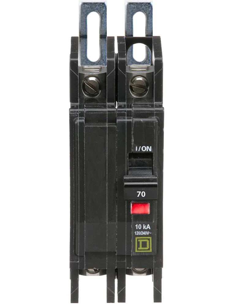 QOU270 - Square D - 70 Amp Circuit Breaker Bolt-On - 70 Amp - 2 Pole - 240 Volt