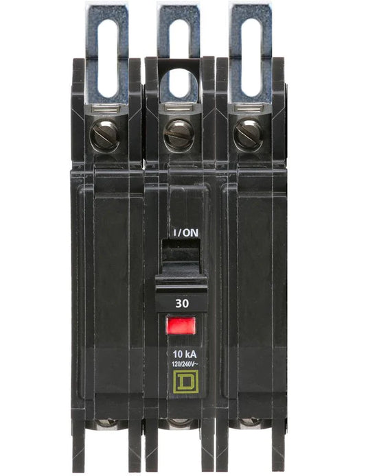 QOU330 - Square D - 30 Amp Circuit Breaker Bolt-On - 30 Amp - 3 Pole - 240 Volt
