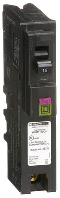 HOM115PDF - Square D Homeline 15A 1-Pole 120V Plug-On Neutral Dual Function (CAFCI/GFCI) Circuit Breaker
