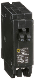 HOMT1515 - Square D Homeline - Tandem Circuit Breaker Plug-In - 15/15 Amp - 1 Pole - 120 Volt