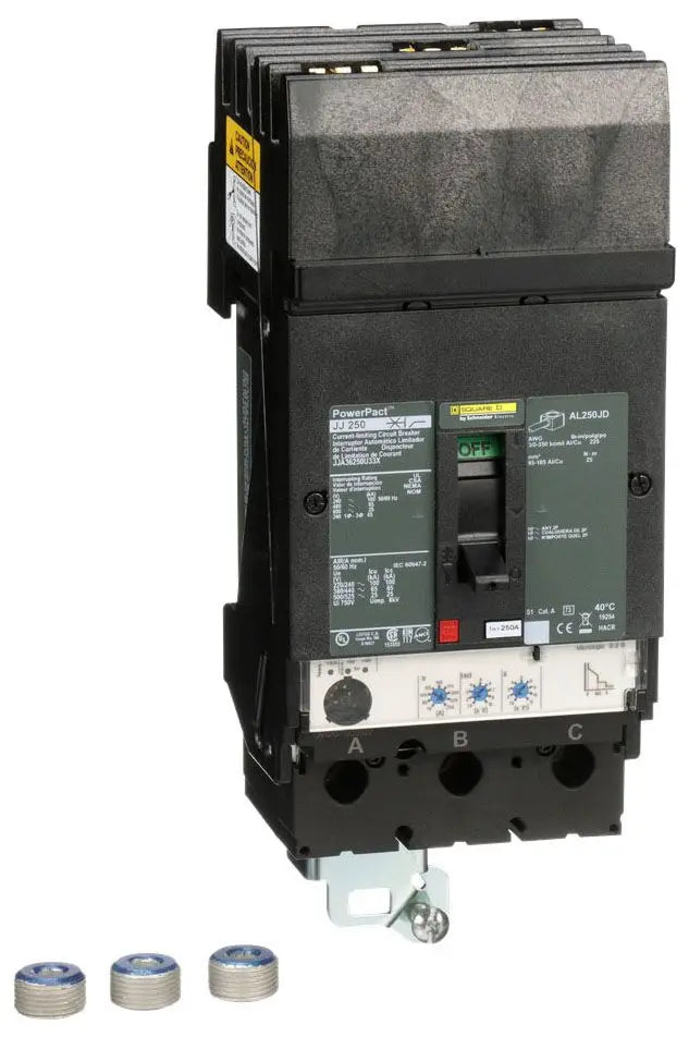 JJA36250U33X Square D 250A 3-Pole 600V I-Line Circuit Breaker