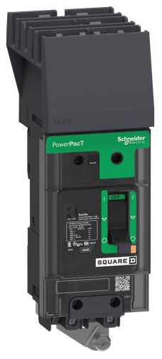 Square D Bga260202 2 Pole Din Rail Mount Circuit Breakers - Front View
