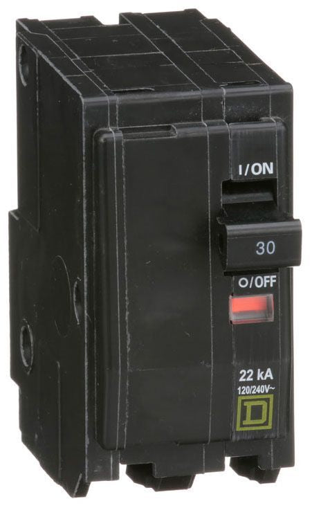 Square D Qo230Vh 2 Pole Standard Trip Plug In Circuit Breakers - Front View