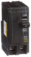 QO240VH - Square D - 40 Amp Molded Case Circuit Breaker Plug-In - 40 Amp - 2 Pole - 240 Volt