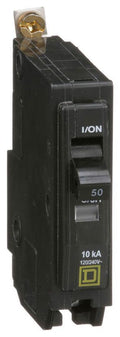 QOB150 - Square D - 50 Amp Circuit Breaker Bolt-On - 50 Amp - 1 Pole - 120 Volt