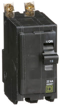 QOB215VH - Square D - 15 Amp 22kA Circuit Breaker Bolt-On - 15 Amp - 2 Pole - 240 Volt