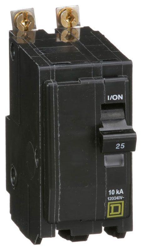 Square D Qob225 2 Pole Standard Trip Bolt On Circuit Breakers - Front View