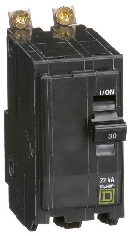 Square D Qob230Vh 2 Pole Standard Trip Bolt On Circuit Breakers - Front View