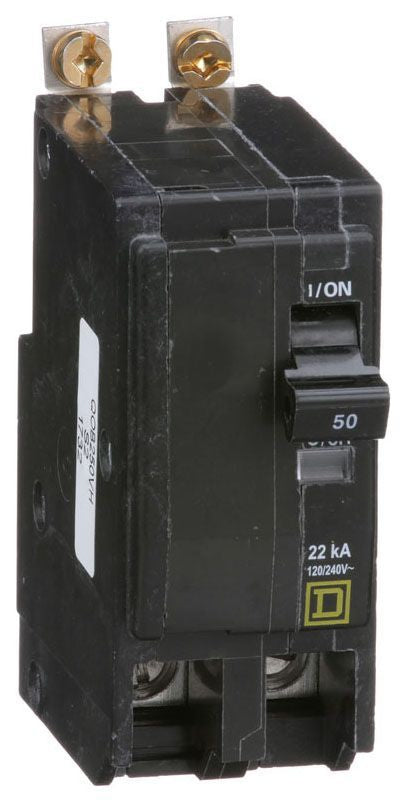 Square D Qob250Vh 2 Pole Standard Trip Bolt On Circuit Breakers - Front View