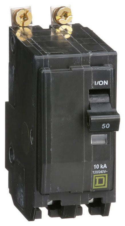 Square D Qob250 2 Pole Standard Trip Bolt On Circuit Breakers - Front View