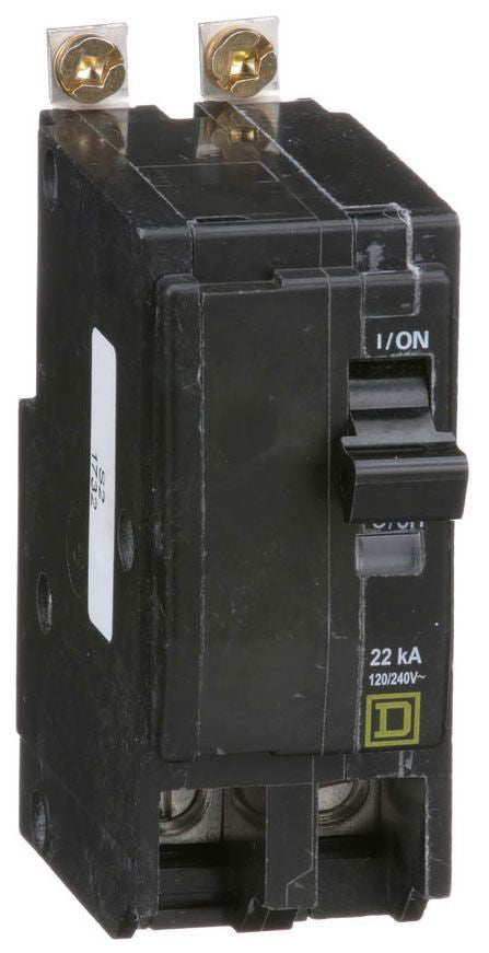Square D Qob280Vh 2 Pole Standard Trip Bolt On Circuit Breakers - Front View