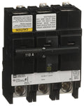 QOB3110VH - Square D - 110 Amp 22kA Circuit Breaker Bolt-On - 110 Amp - 3 Pole - 240 Volt