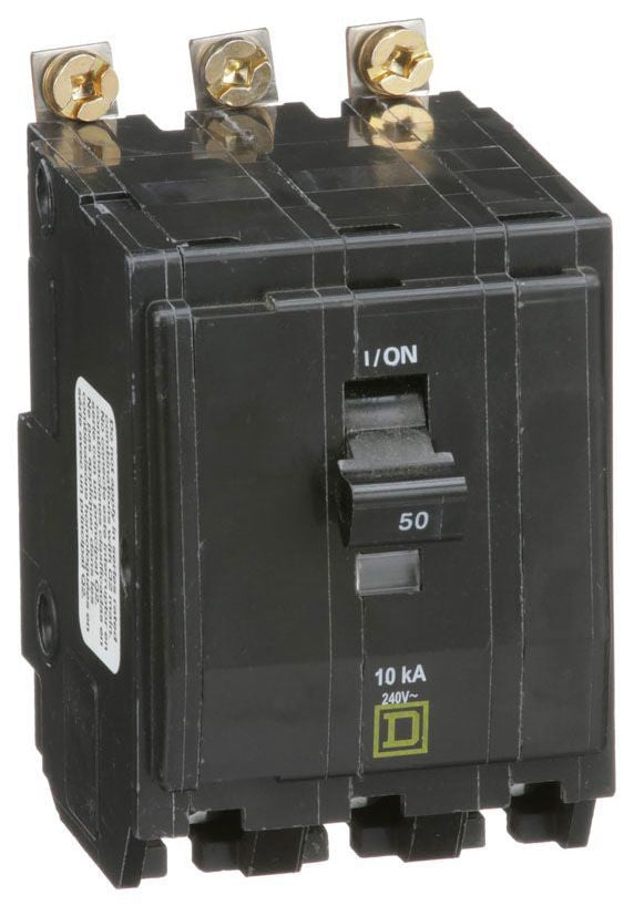Square D QOB360 3-Pole Standard Trip Bolt-On Circuit Breaker